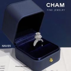 Nhẫn Nữ NNV89 Vàng 10k Chủ 6.3mm Kim Cương Lab Grown Diamond (Barcode DNU20)