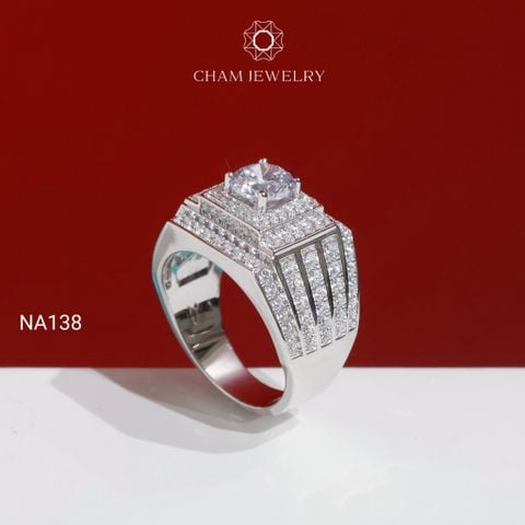 Nhẫn Nam NA138 CHAM JEWELRY, Chủ 7.0mm (Barcode PNH06).