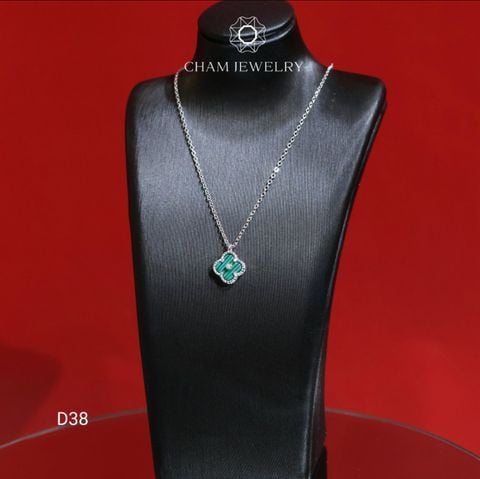 Dây Chuyền CHAM JEWELRY D38, 4 Lá Xanh (Barcode CLACY10).