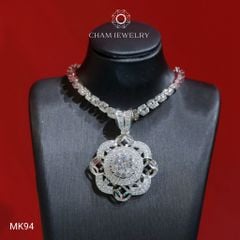 Mặt Dây Chuyền MK94 CHAM JEWERLY, Mặt Xoàn Kim Tiền Chủ 7.0mm (Barcode TMA1882).