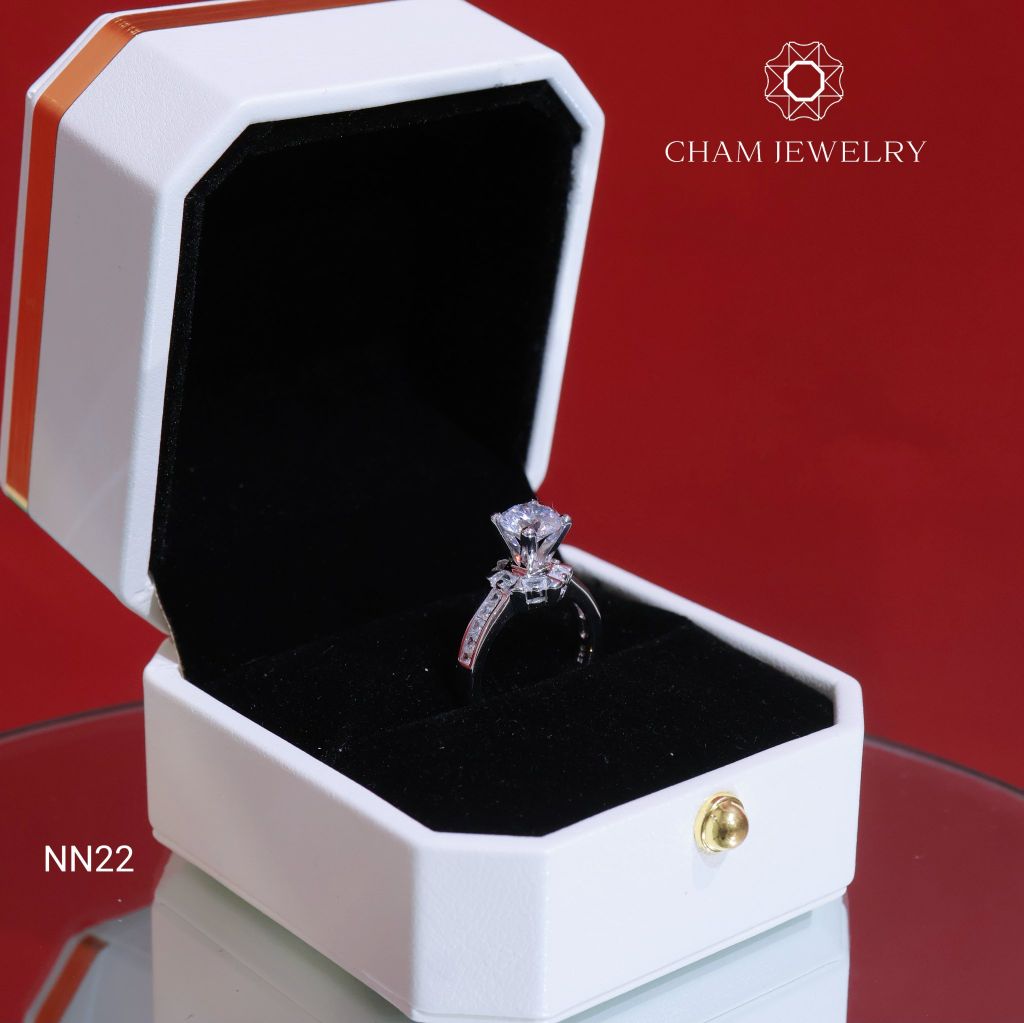 Nhẫn NN22 CHAM JEWELRY, Chủ 6.5mm.