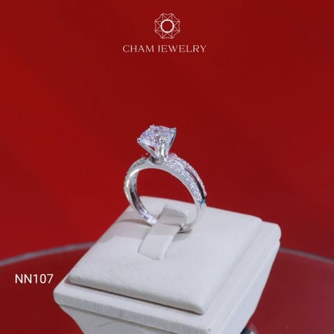 Nhẫn CHAM JEWELRY NN107, Chủ 8.0mm (Barcode TNN1730)