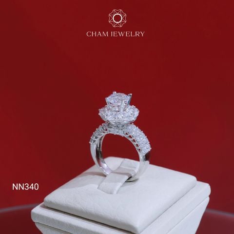 Nhẫn NN340 CHAM JEWELRY, Chủ 7.0mm ( Barcode TNN1228).