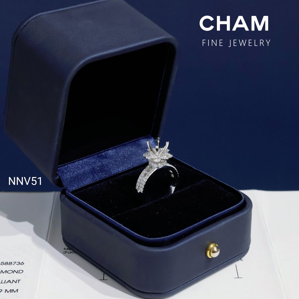 Nhẫn Nữ NNV51 Vàng 10k Kim Cương Lab Grown Diamond