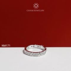 Nhẫn NM171 CHAM JEWELRY, Nhẫn Kiểu Full Đá  (Barcode NNH144).