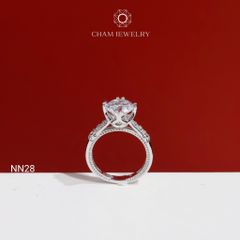 Nhẫn CHAM JEWELRY NN28, Chủ 8.0mm (Barcode CN8082 - TNN1779)