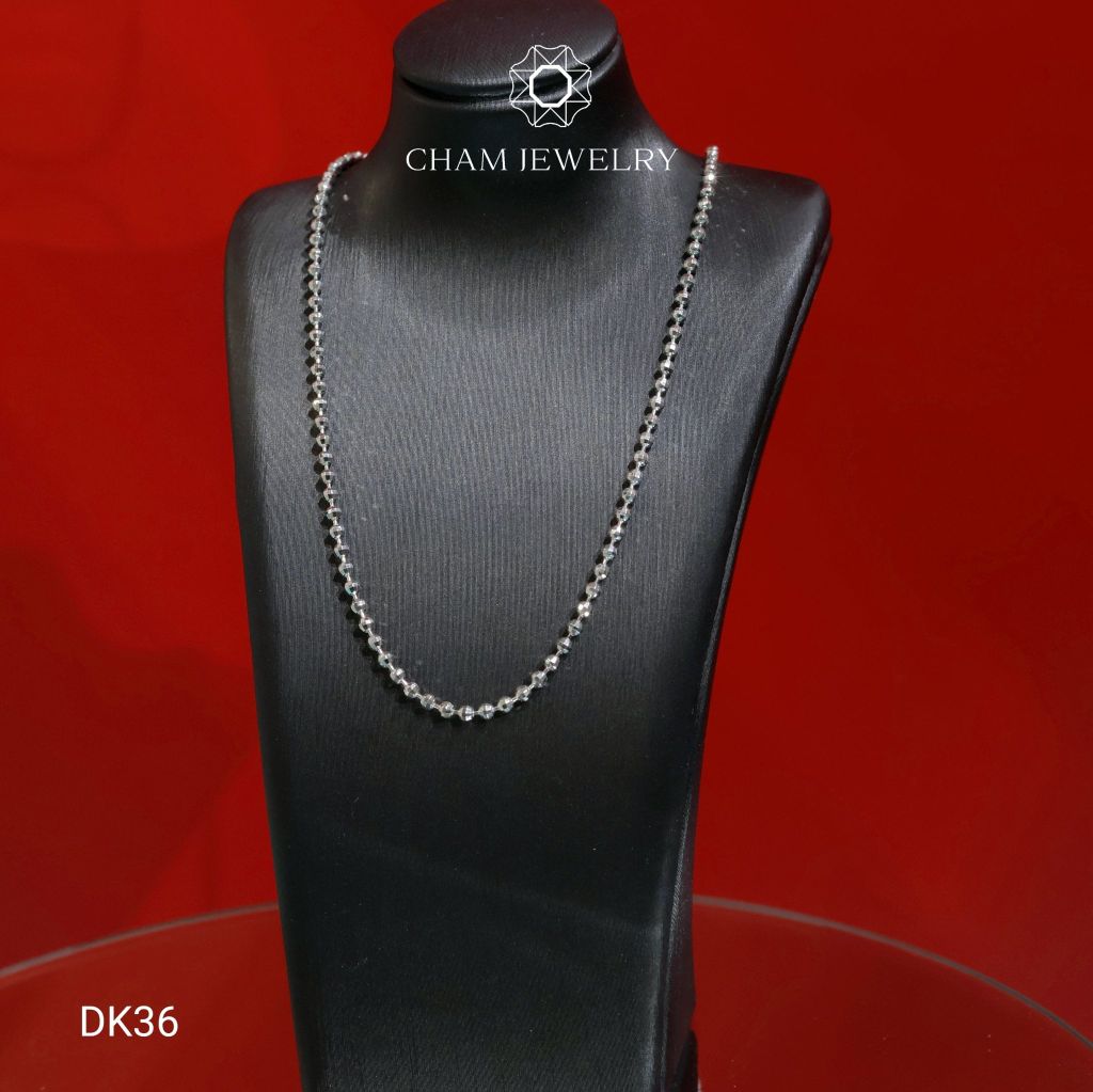 Dây Chuyền DK36 CHAM JEWELRY, Dây Bi Tròn 2.0mm