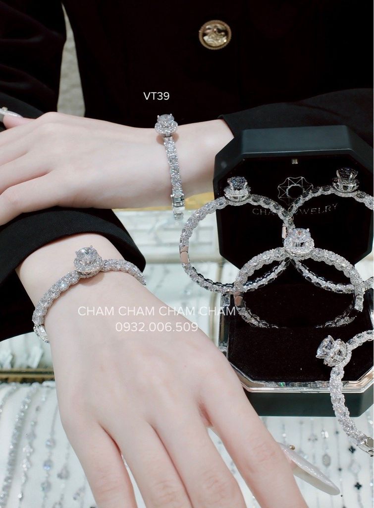 Vòng Tay CHAM JEWELRY VT39, Chủ 9.0mm( Barcode TV98).