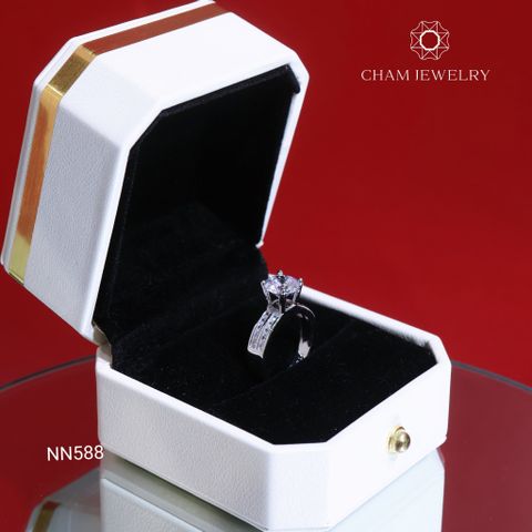 Nhẫn NN588 CHAM JEWELRY, Chủ 7.5mm (Barcode C3DN357)