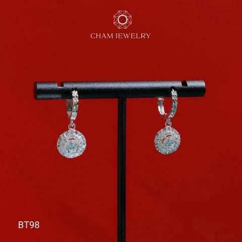 Hoa Tai BT98 CHAM JEWELRY, Chủ 5.0mm (Barcode TBT754).