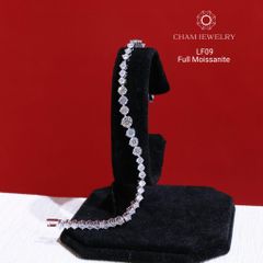 Lắc Tay LF09 CHAM JEWELRY, Full Moissanite (Barcode CLMR362)