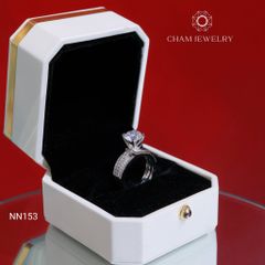 Nhẫn NN153 CHAM JEWELRY, Chủ 8.0mm (Barcode TNN1770)
