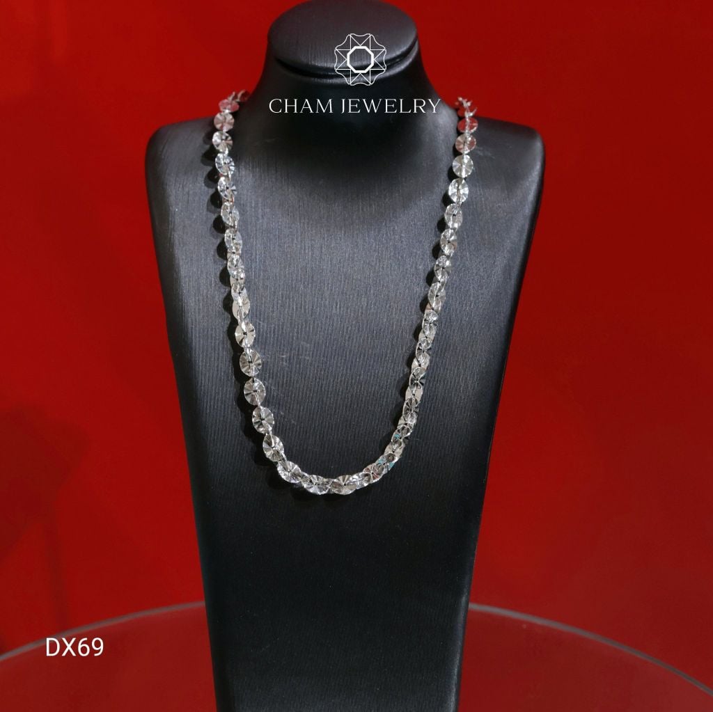 Dây Xoắn DX69 CHAM JEWELRY, Dây Xoắn Ovan Chạm Máy Bản 4.0mm (TDBC888)