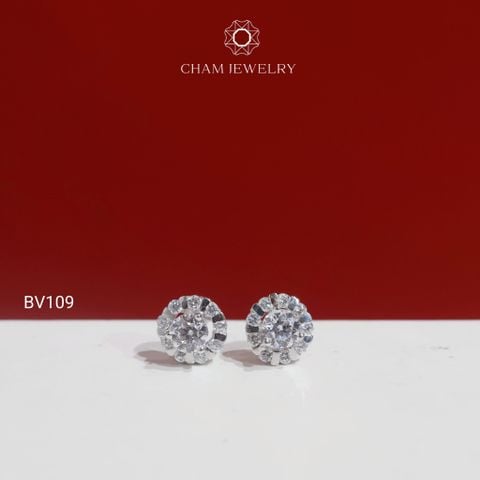 Hoa Tai CHAM JEWELRY BV109, Chủ 4.0mm.