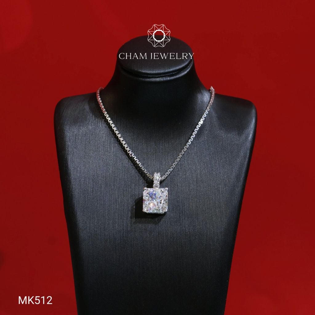 Mặt Dây Chuyền MK512 CHAM JEWELRY, Chủ 9.0mm Đá Nam Phi Cao Cấp (Barcode TMX294).