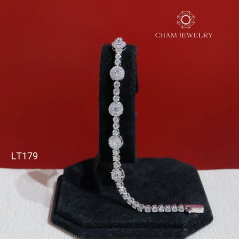 Lắc Tay CHAM JEWELRY LT179, Lắc Trò, Chủ 4.0mm (Barcode TLT1427)