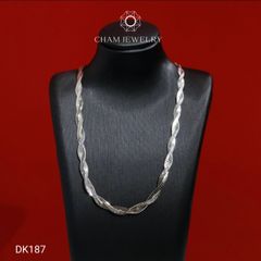 Dây Chuyền CHAM JEWELRY DK187, Dây 2 Bính Tròn ( C-DC(E1) ).