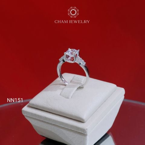 Nhẫn NN151 CHAM JEWELRY, Chủ 6.0mm (Barcode TNN1760)