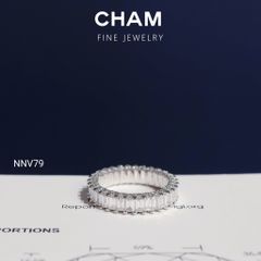 Nhẫn Nữ NNV79 Vàng 10k Kim Cương Lab Grown Diamond (Barcode DNU07)