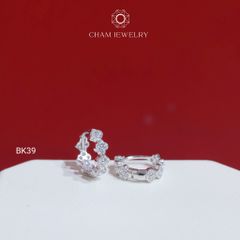 Hoa Tai BK39 CHAM JEWELRY, Hoa Tai Khoen Cỏ 4 Lá (Barcode TBK310).