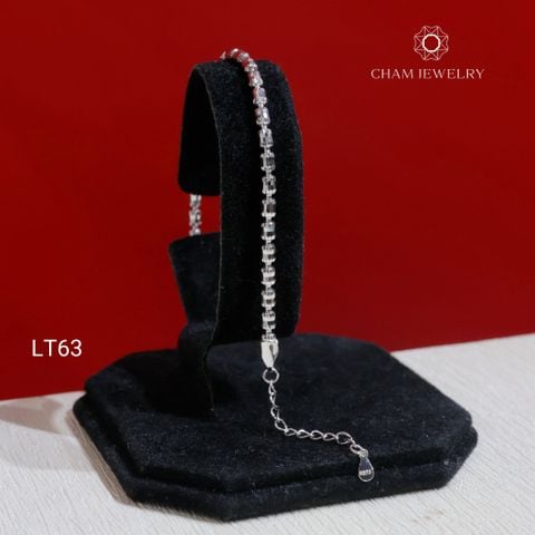 Lắc Tay LT63 CHAM JEWELRY, Lắc Tay Bi Ý 3.0mm (Barcode CDYT852).