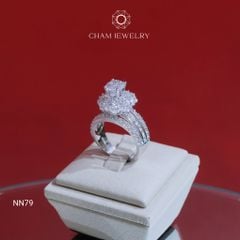 Nhẫn NN79 CHAM JEWELRY , Chủ 6.5mm (Barcode TNN1203)