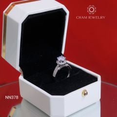 Nhẫn NN378 CHAM JEWELRY, Chủ 6.5mm (Barcode TNN1115).