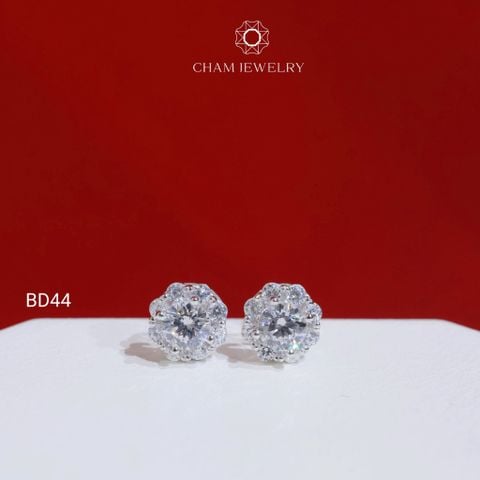 Hoa Tai BD44 CHAM JEWELRY, Chủ 5.0mm (Barcode TBD1609).