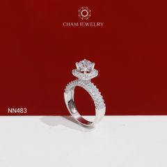 Nhẫn NN483 CHAM JEWELRY, Chủ 6.0mm ( C-NHN210(B2) ).