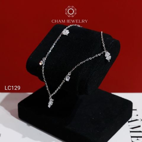 Lắc Chân LC129 CHAM JEWELRY, Lắc Chân Kiểu Charm Cỏ 4 Lá ( NLC349(P14) )