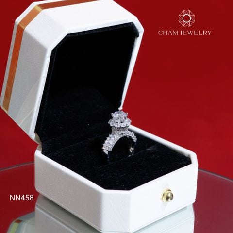 Nhẫn Nữ NN458 CHAM JEWELRY, Chủ 6.0mm (Barcod CNTN460).