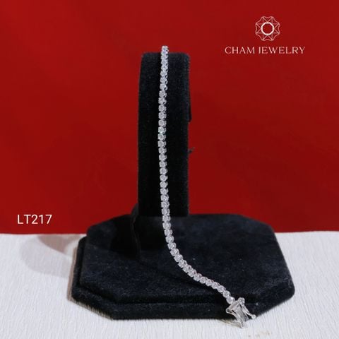 Lắc Tay LT217 CHAM JEWELRY, Lắc Tenic 2.0mm (Barcode KLT04)