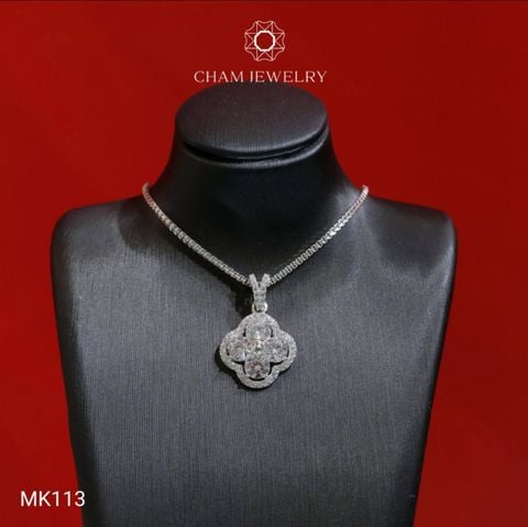 Mặt Dây Chuyền MK113 CHAM JEWELRY, Mặt 4 Lá (Barcode TMA1919).
