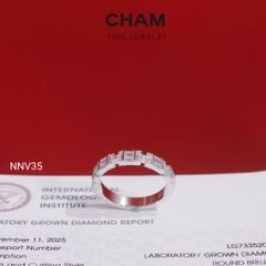 Nhẫn Nữ NMV35 Vàng 10k Kim Cương Lab Grown Diamond