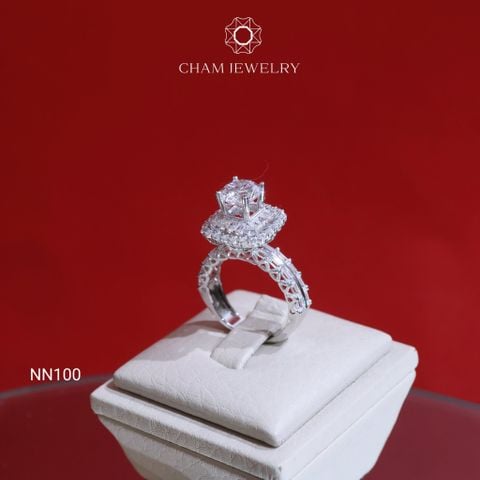 Nhẫn NN100 CHAM JEWELRY, Chủ 7.0mm (Barcode TNN1649)