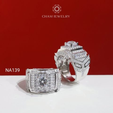 Nhẫn Nam NA139 CHAM JEWELRY, Chủ 7.5mm (Barcode PNH11).
