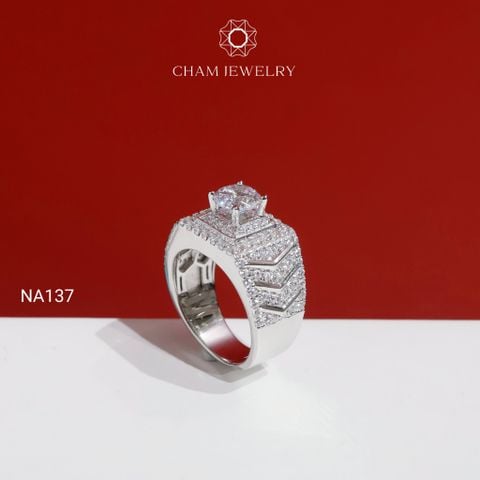 Nhẫn Nam NA137 CHAM JEWELRY, Chủ 7.0mm (Barcode PNH10).