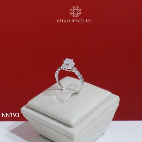 Nhẫn NN193 CHAM JEWELRY, Chủ 4.0mm (Barcode TNN1893).