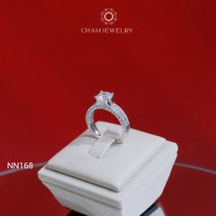 Nhẫn NN168 CHAM JEWELRY, Chủ 6.0mm (Barcode TNN949).
