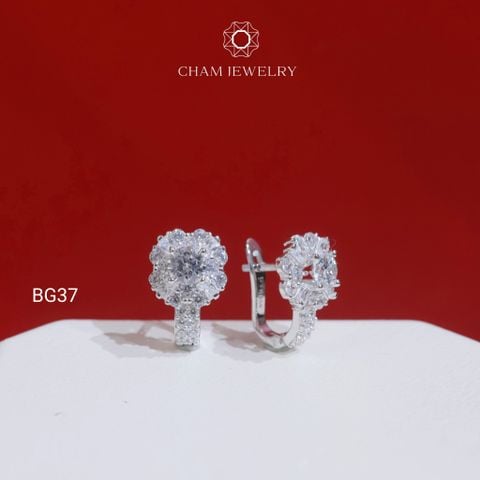 Hoa Tai CHAM JEWELRY BG37, Chủ 4.5mm (Barcode TBG1066).