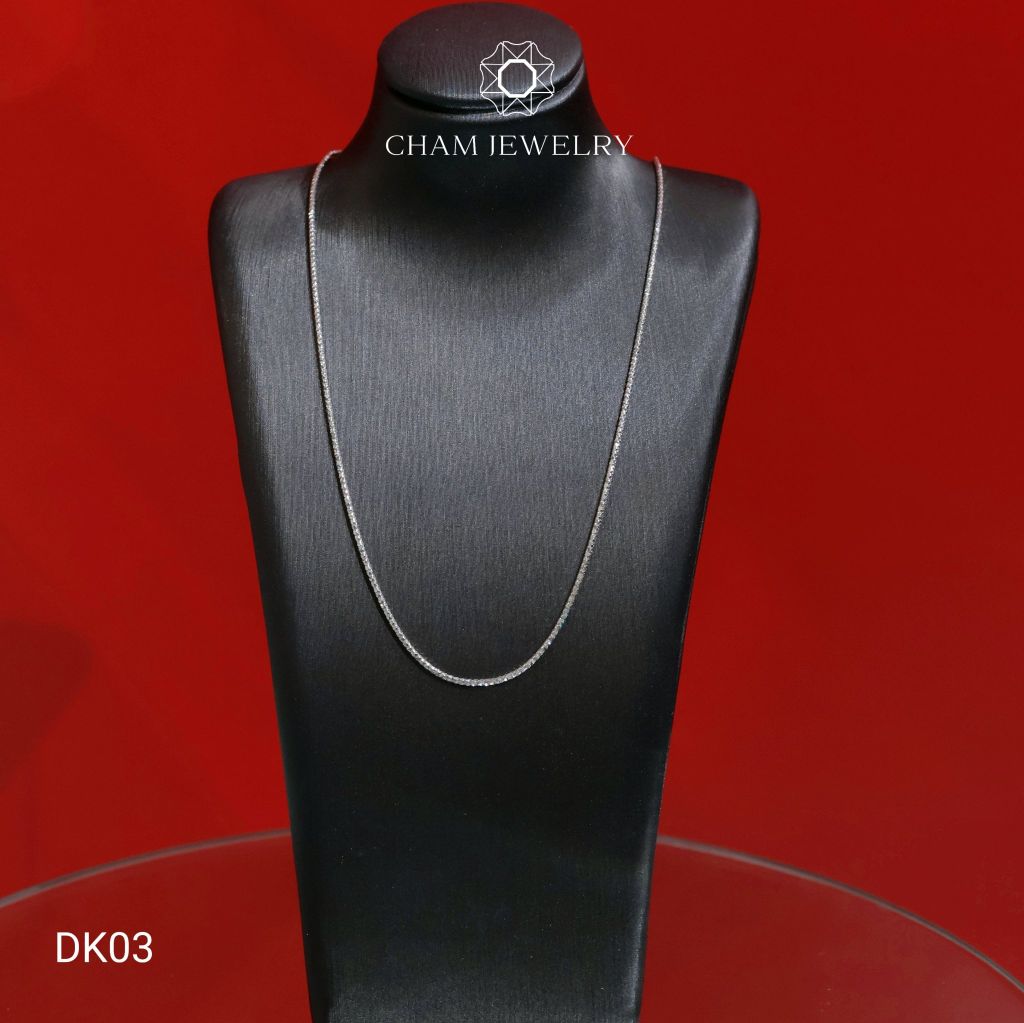 Dây Chuyền CHAM JEWELRY DK03, Bản 1.0mm (Barcode TDY590-CDAYY236-CHD156-TDY714-CDYR0114-C10D11D-CDYR220-NDCS5).