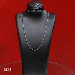 Dây Chuyền CHAM JEWELRY DK03, Bản 1.0mm (Barcode TDY590-CDAYY236-CHD156-TDY714-CDYR0114-C10D11D-CDYR220-NDCS5).
