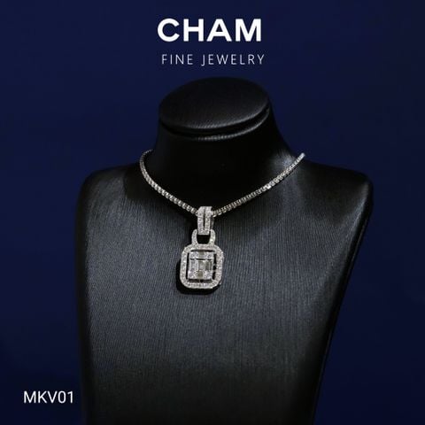 Mặt Dây Chuyền MKV01 Vàng 10k Kim Cương Lab Grown Diamond