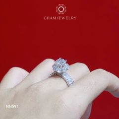 Nhẫn NN591 CHAM JEWELRY, Chủ 7.0mm (Barcode TNN1536)