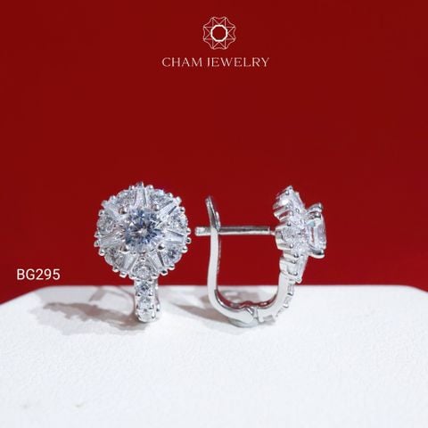 Hoa Tai BG295 CHAM JEWELRY, Chủ 4.5mm (Barcode TBG987).