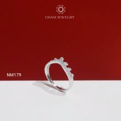 Nhẫn NM179 CHAM JEWELRY, Nhẫn Vương Miện (Barcode TNT993).
