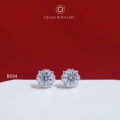 Hoa Tai CHAM JEWELRY BD34, Chủ 5.5mm (Barcode TBD1450)