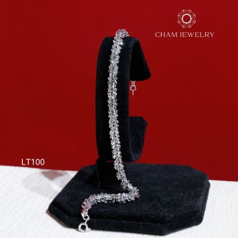 Lắc Tay CHAM JEWELRY LT100, Xoắn Pháo Hoa 5.0mm ( Barcode TLBC619).