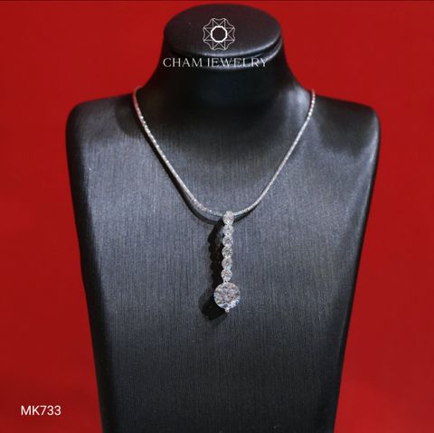 Mặt Dây Chuyền MK733 CHAM JEWERLY, Chủ 6.0mm (Barcode TMX369).