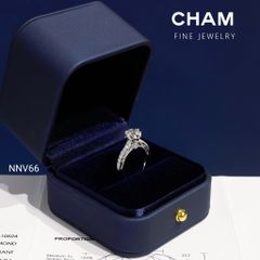 Nhẫn Nữ NNV66 Vàng 10k Chủ 6.3mm Kim Cương Lab Grown Diamond (Barcode DNU02)